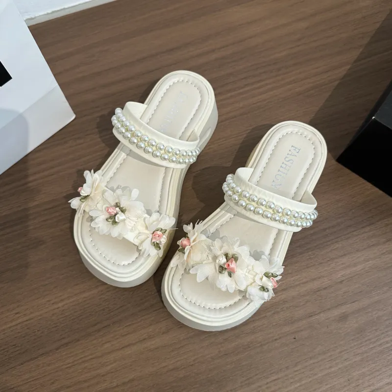 WUJI Rubber Sole Slip Resistant Abrasion Resistant Slide Slippers Women's-3