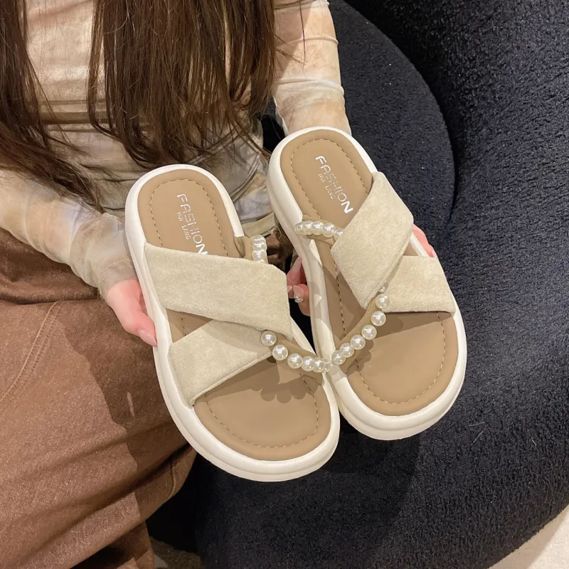 WUJI Slip Resistant Odor Resistant Slide Slippers Women's-6