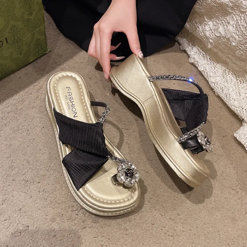 WUJI Slip Resistant Odor Resistant Slide Slippers Women's-1