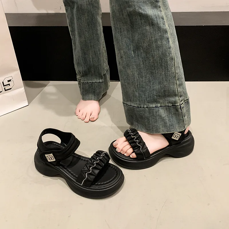 WUJI One Strap Sandals 5.5CM Women's-2