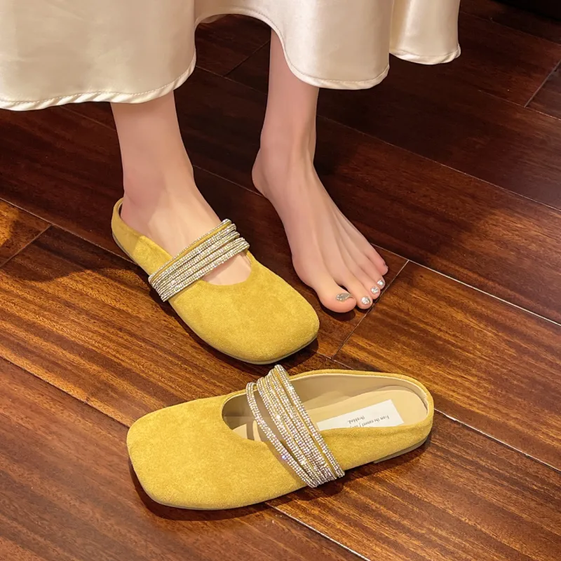 WUJI Abrasion Resistant, Odor Resistant Closed Toe Slippers Women's-11