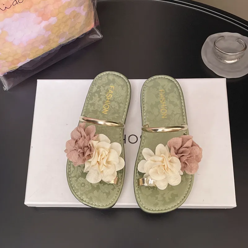 WUJI Slip Resistant Abrasion Resistant Flip Flops Women's-13