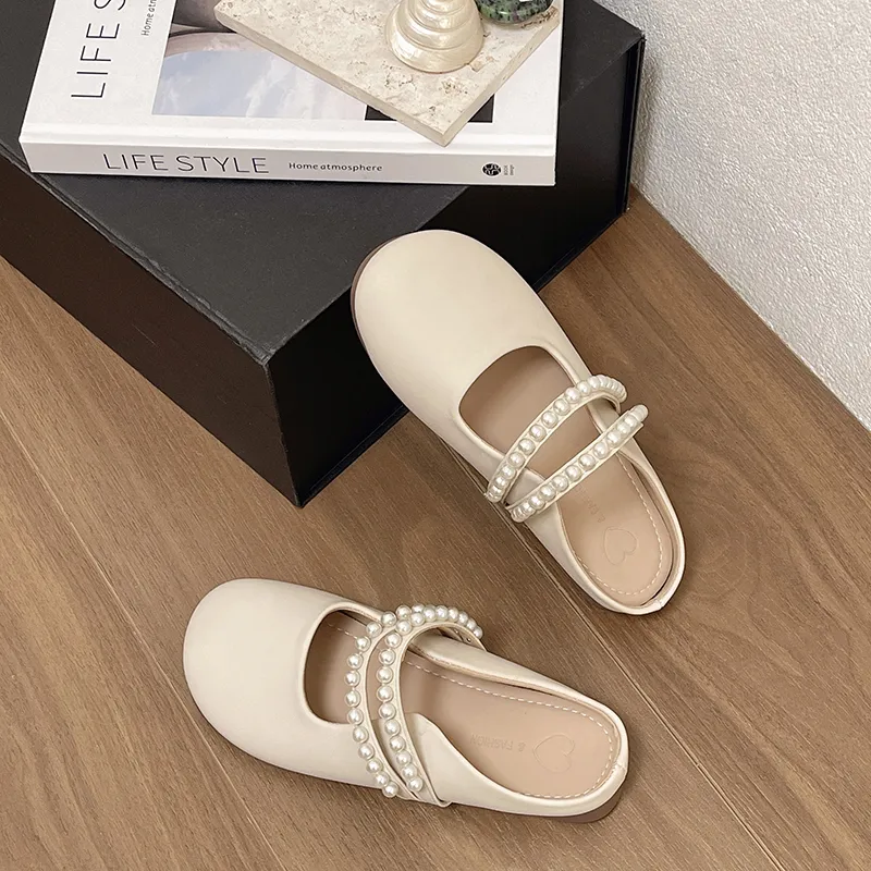 WUJI Rubber Sole Slip Resistant Abrasion Resistant Closed Toe Slippers Women's-2