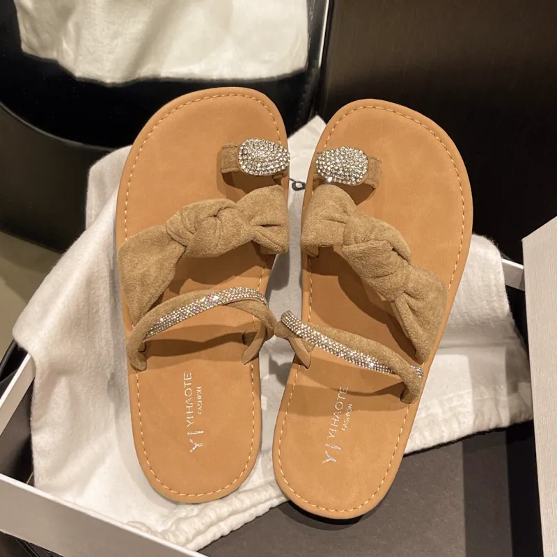 WUJI Slip Resistant Abrasion Resistant Odor Resistant Flip Flops Women's-15
