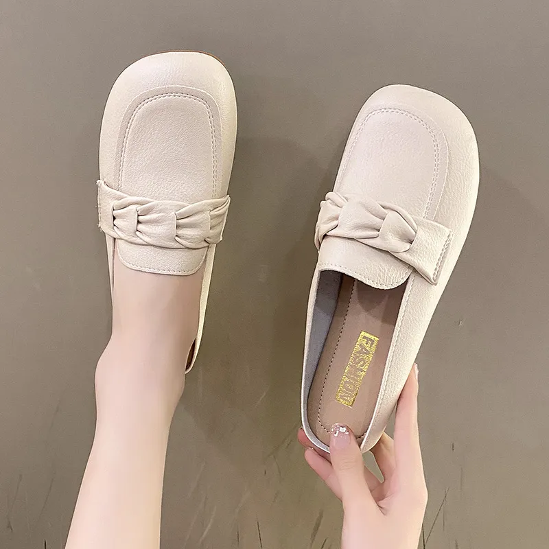 WUJI Rubber Sole Slip Resistant Abrasion Resistant Closed Toe Slippers Women's-4