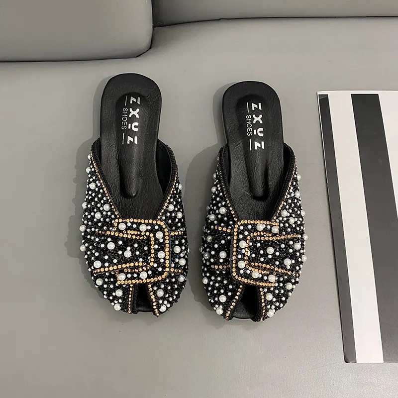 WUJI Slip Resistant Abrasion Resistant Closed Toe Slippers Women's-2