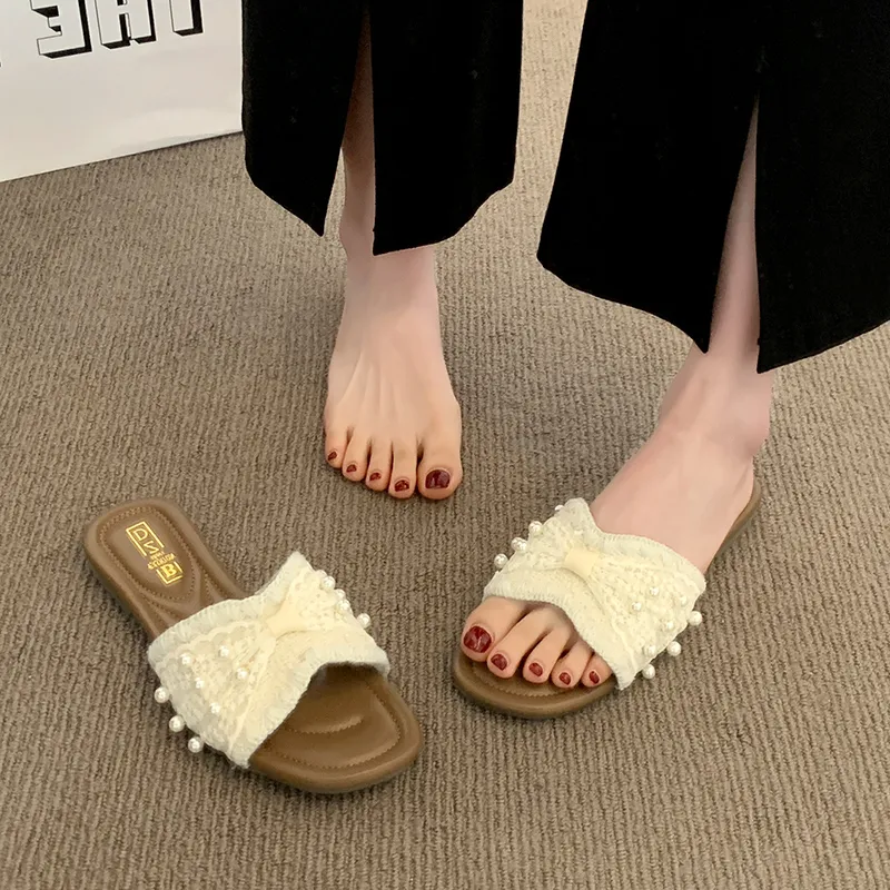 WUJI Rubber Sole Slip Resistant Abrasion Resistant Slide Slippers Women's-12