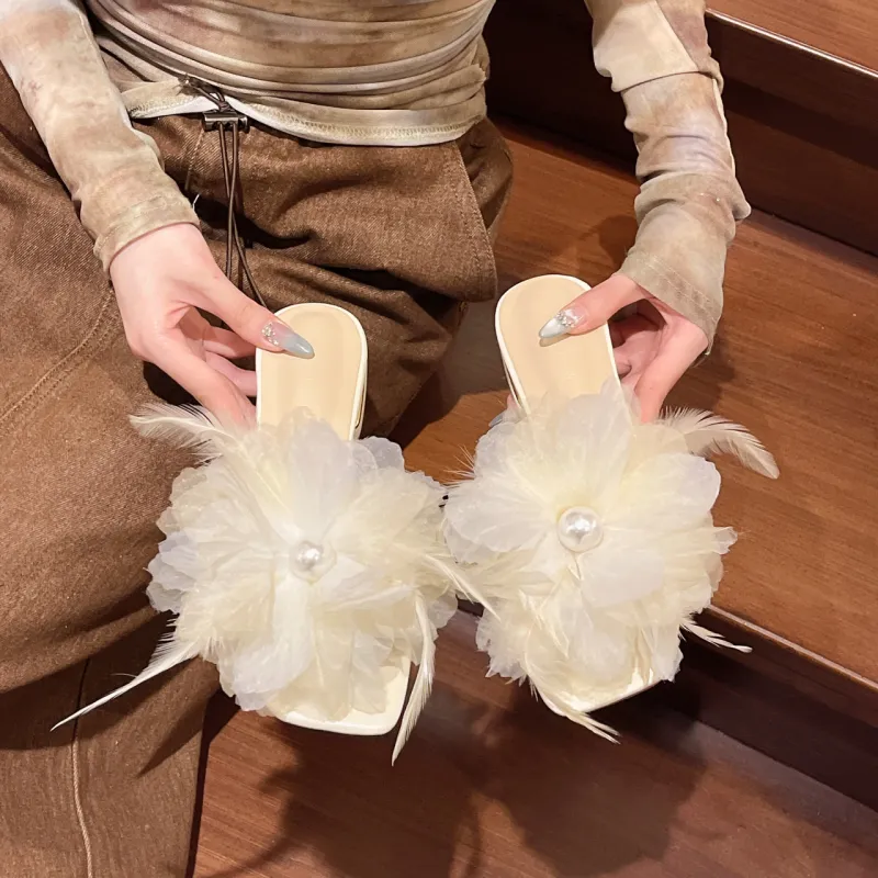 WUJI Slip Resistant Abrasion Resistant Slide Slippers Women's-1