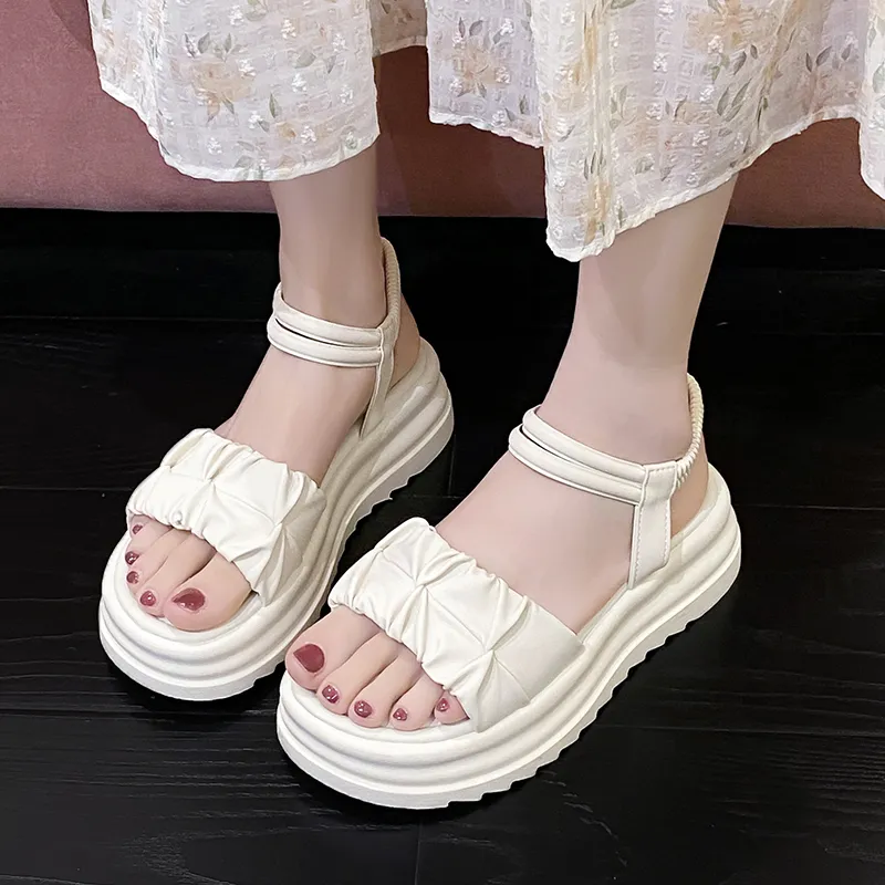 WUJI One Strap Sandals 5cm Women's-1
