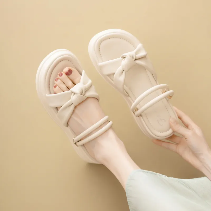 WUJI Rubber Sole Metal Slip Resistant Abrasion Resistant Slide Slippers Women's-3