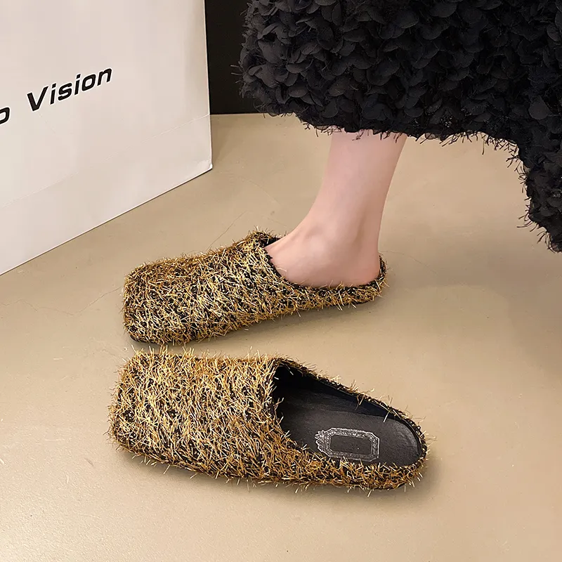 WUJI Slip Resistant Odor Resistant Closed Toe Slippers Women's-6