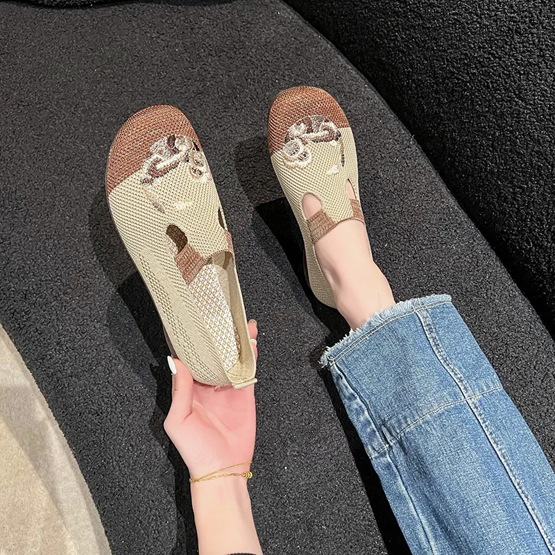 WUJI Anti Slip Wear Resistant Low Top Casual Shoes Women's-12