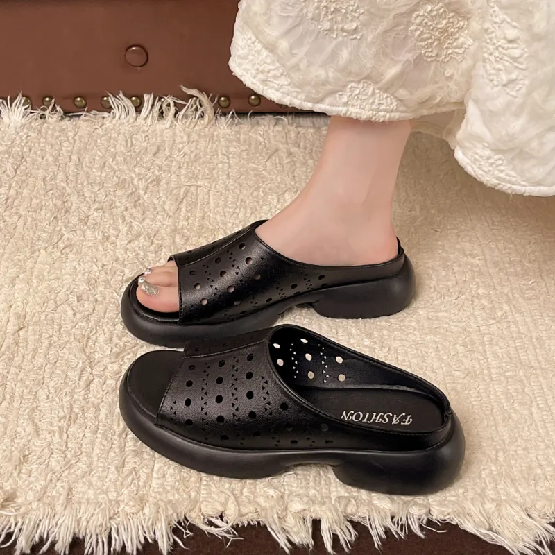 WUJI Slip Resistant Abrasion Resistant Slide Slippers Women's-1