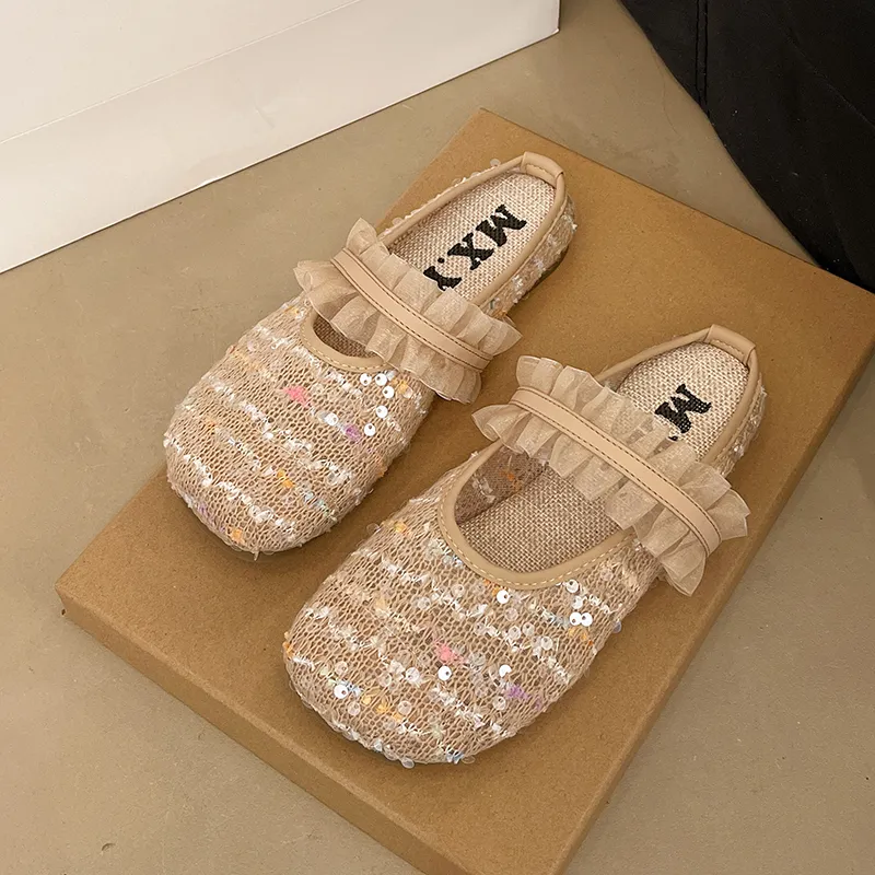 WUJI Rubber Sole Slip Resistant Abrasion Resistant Closed Toe Slippers Women's-3