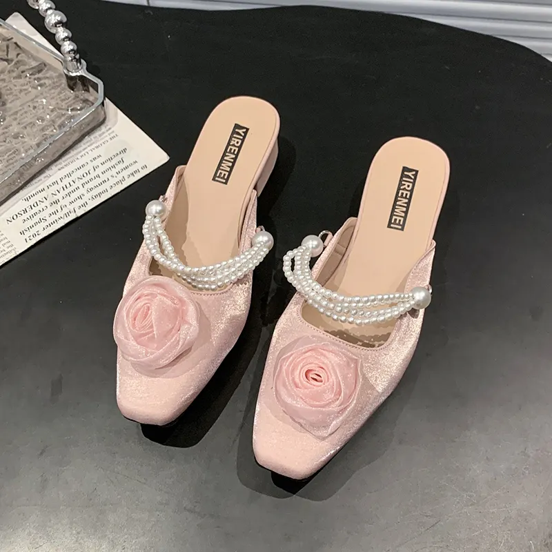 WUJI Slip Resistant Quiet Closed Toe Slippers Women's-2