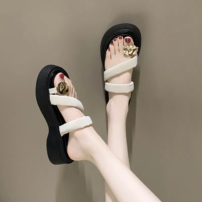 WUJI Rubber Sole Slip Resistant Abrasion Resistant Slide Slippers Women's-11