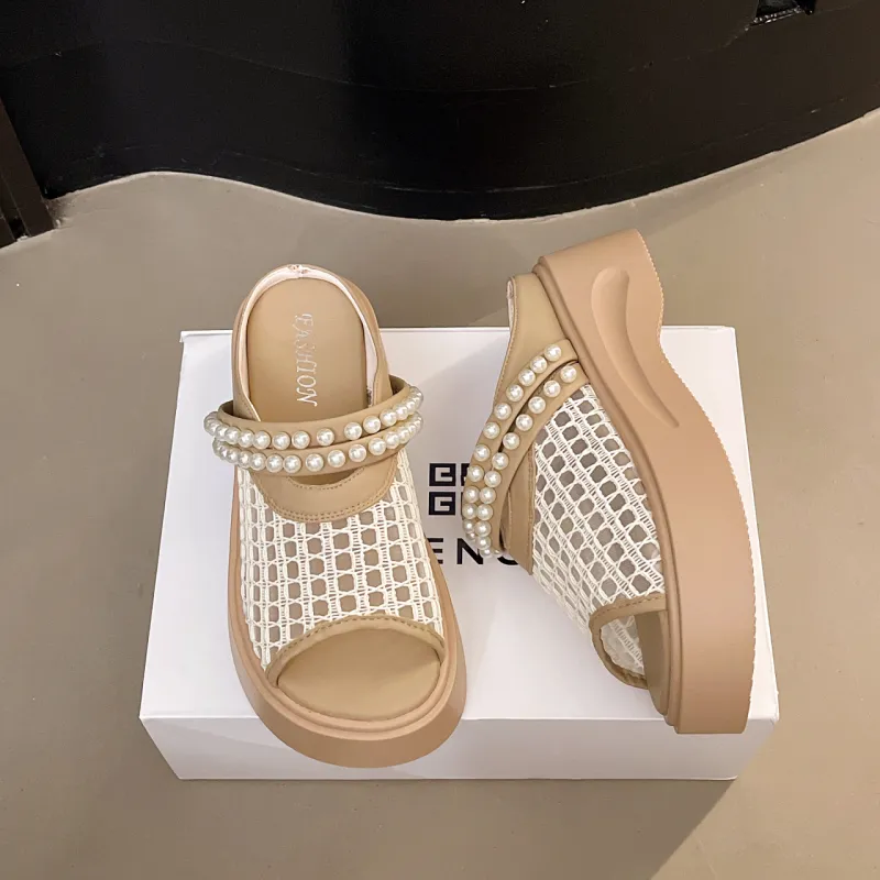 WUJI Rubber Sole Slip Resistant Abrasion Resistant Slide Slippers Women's-8