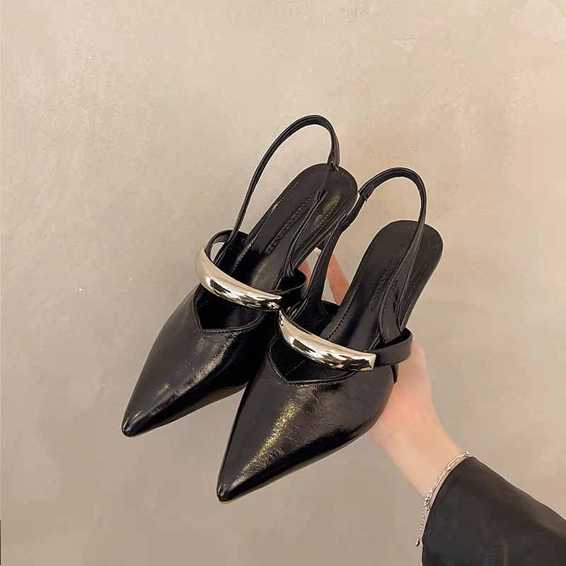 WUJI Slim Heel High Heels 7cm Women's-8