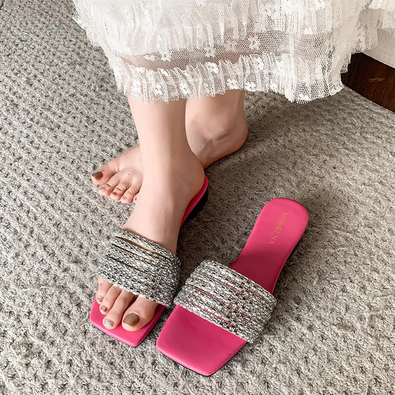 WUJI Slip Resistant Abrasion Resistant Slide Slippers Women's-11