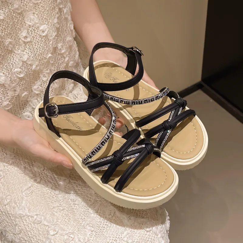 WUJI One Strap Sandals 3cm Women's-5