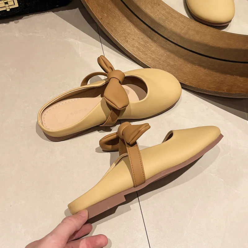 WUJI Rubber Sole Slip Resistant Closed Toe Slippers Women's-5