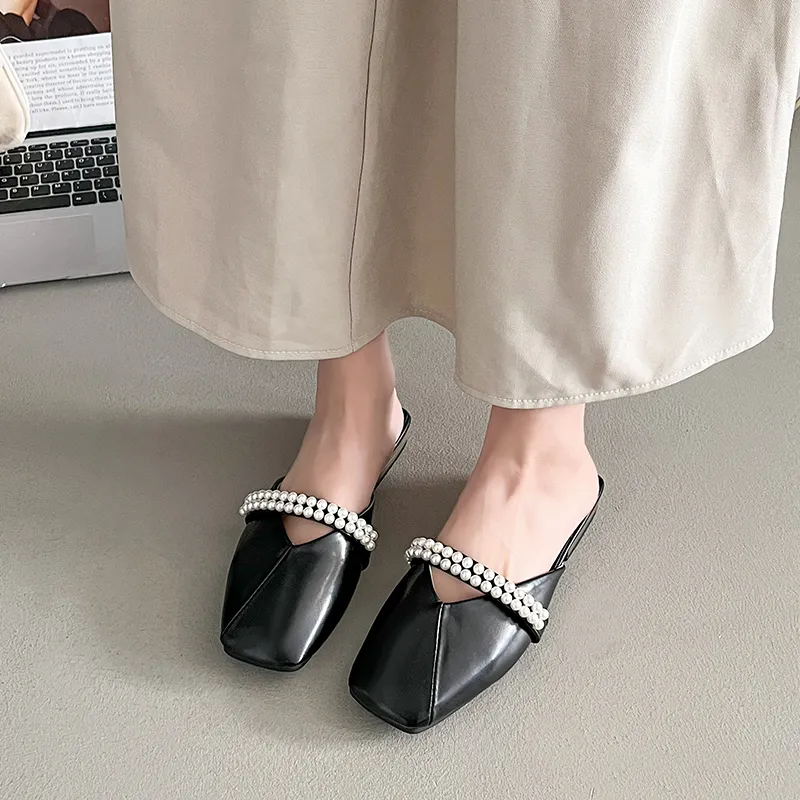 WUJI Slip Resistant Abrasion Resistant Closed Toe Slippers Women's-17