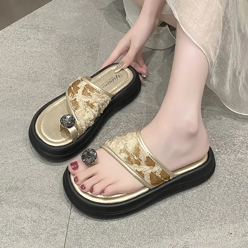 WUJI Slip Resistant Abrasion Resistant Slide Slippers Women's-11