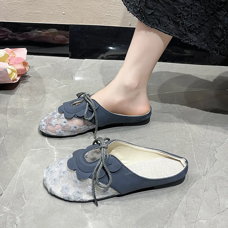 WUJI Odor Resistant Slip Resistant Closed Toe Slippers Women's-6