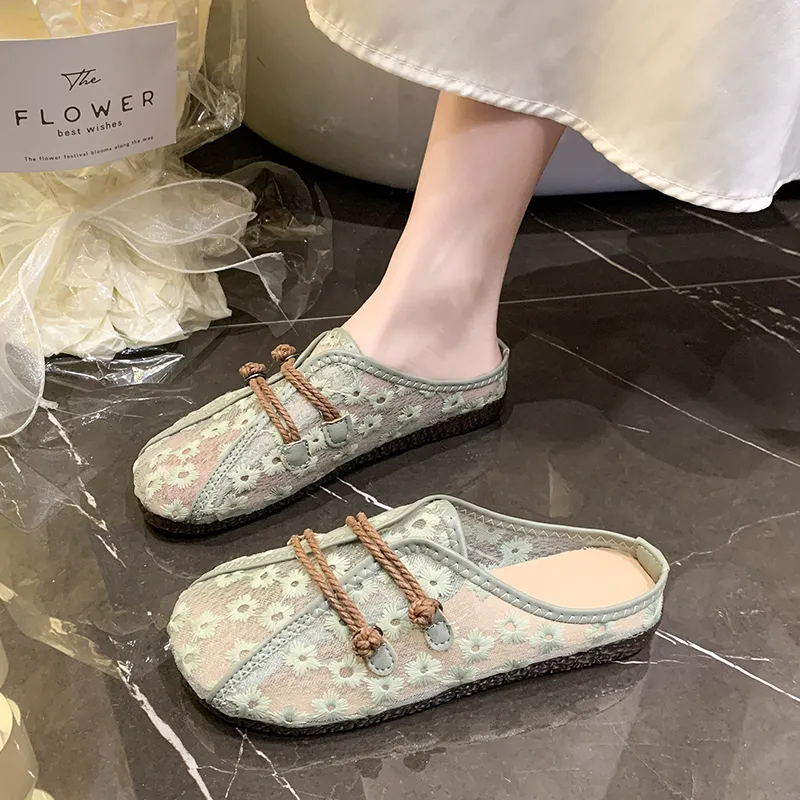 WUJI Slip Resistant Antibacterial Closed Toe Slippers Women's-6