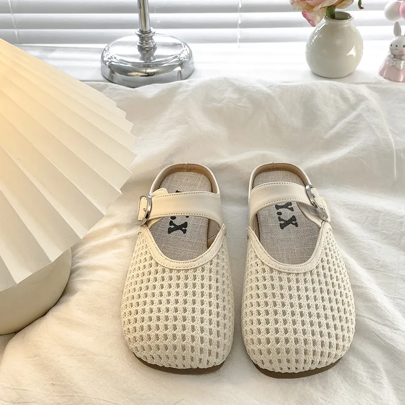 WUJI Abrasion Resistant Slip Resistant Closed Toe Slippers Women's-3
