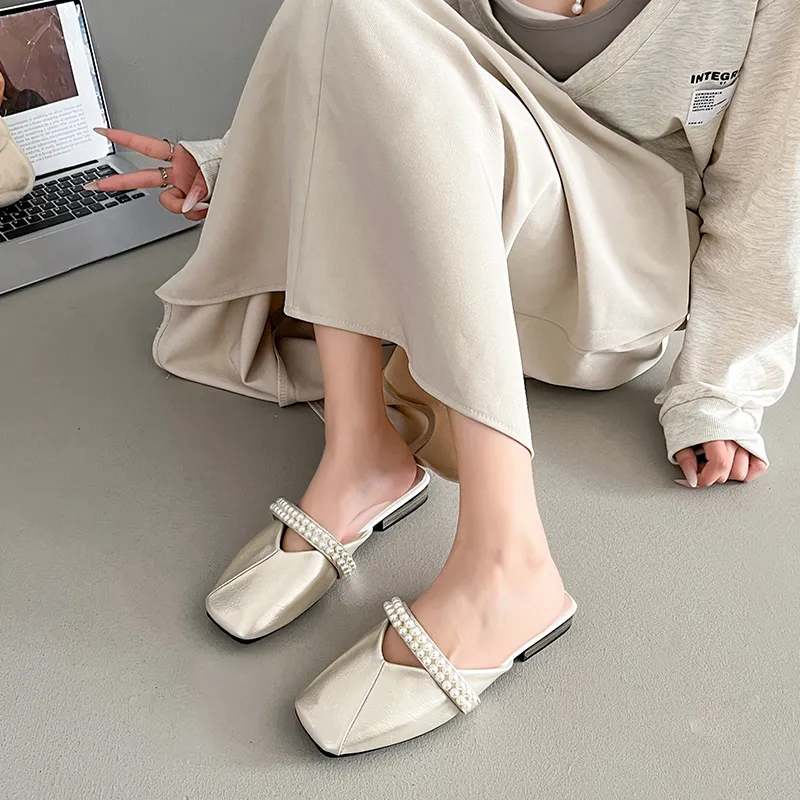 WUJI Slip Resistant Abrasion Resistant Closed Toe Slippers Women's-9
