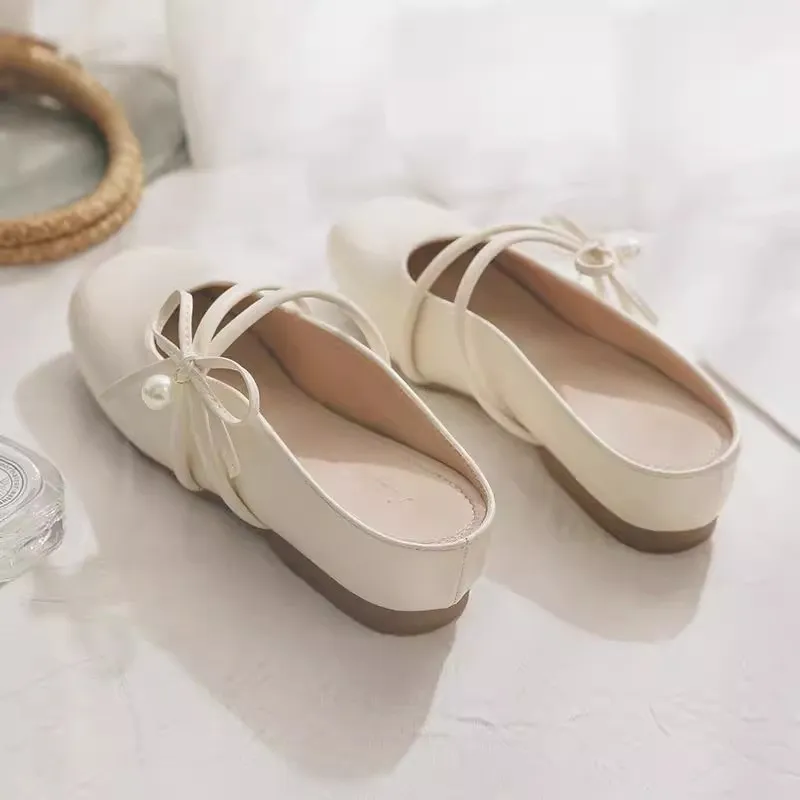 WUJI Abrasion Resistant Slip Resistant Closed Toe Slippers Women's Beige-3
