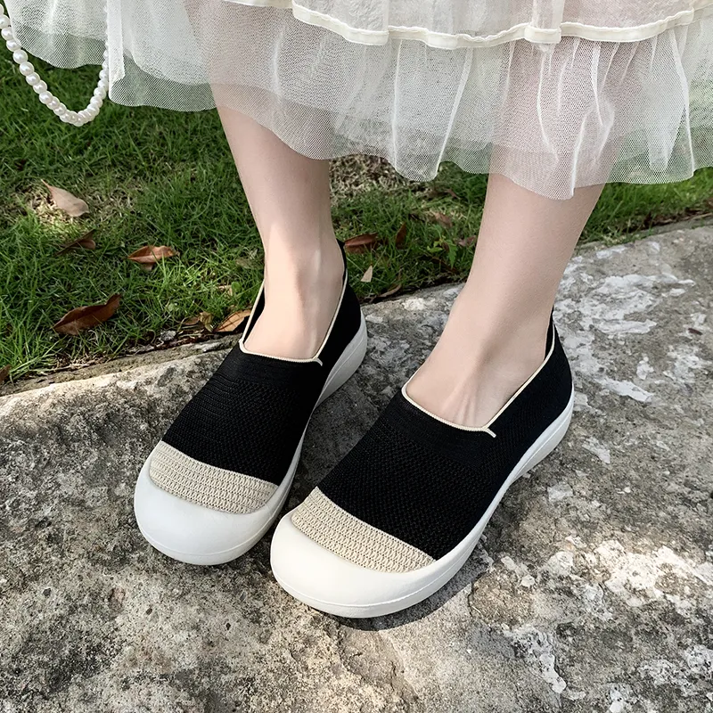 WUJI Breathable, Slip Resistant, And Abrasion Resistant Low Top Casual Shoes Women's-3