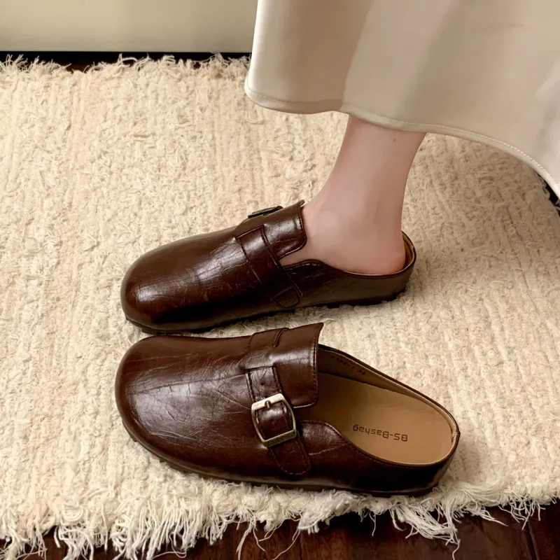 WUJI Slip Resistant Odor Resistant Closed Toe Slippers Women's-11