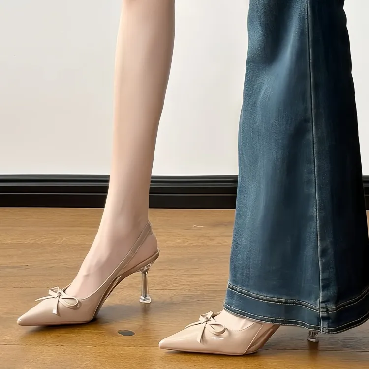 WUJI Slim Heel High Heels Women's-5