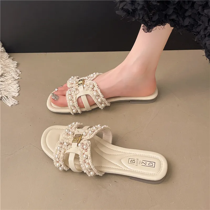 WUJI Slip Resistant Abrasion Resistant Slide Slippers Women's-9