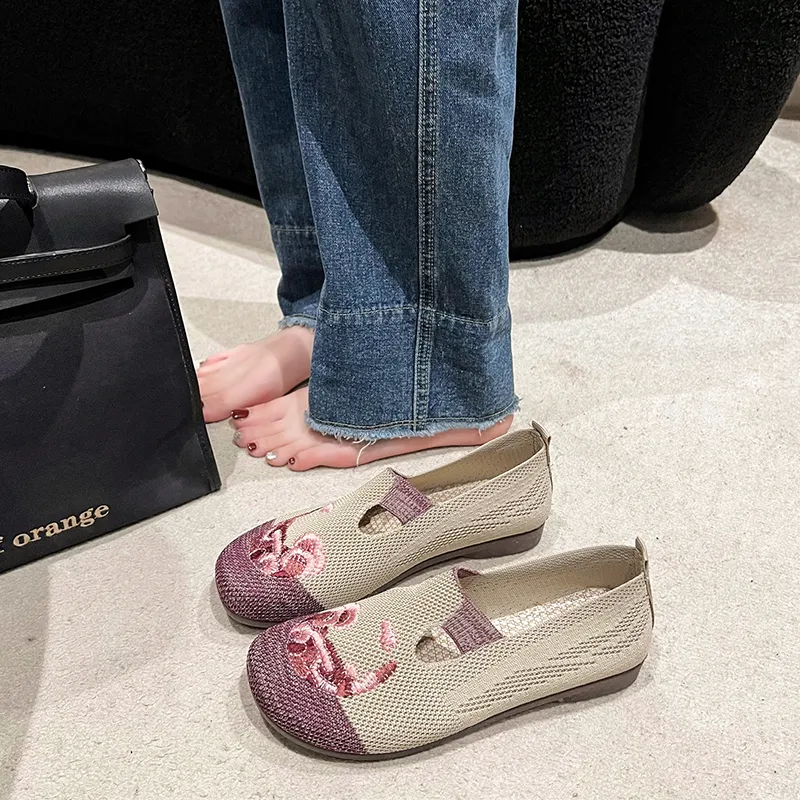 WUJI Anti Slip Wear Resistant Low Top Casual Shoes Women's-9