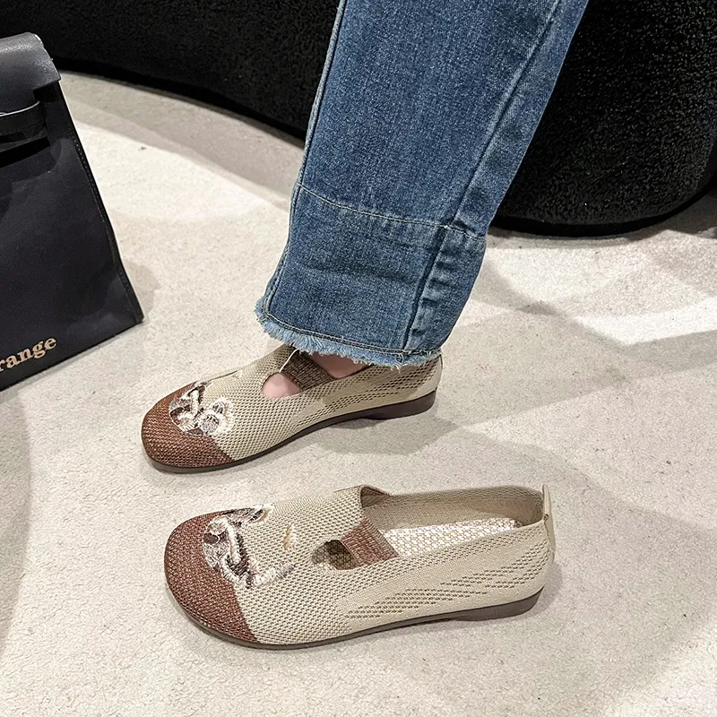 WUJI Anti Slip Wear Resistant Low Top Casual Shoes Women's-11