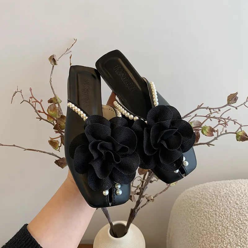 WUJI Rubber Sole Abrasion Resistant Slip Resistant Closed Toe Slippers Women's-6