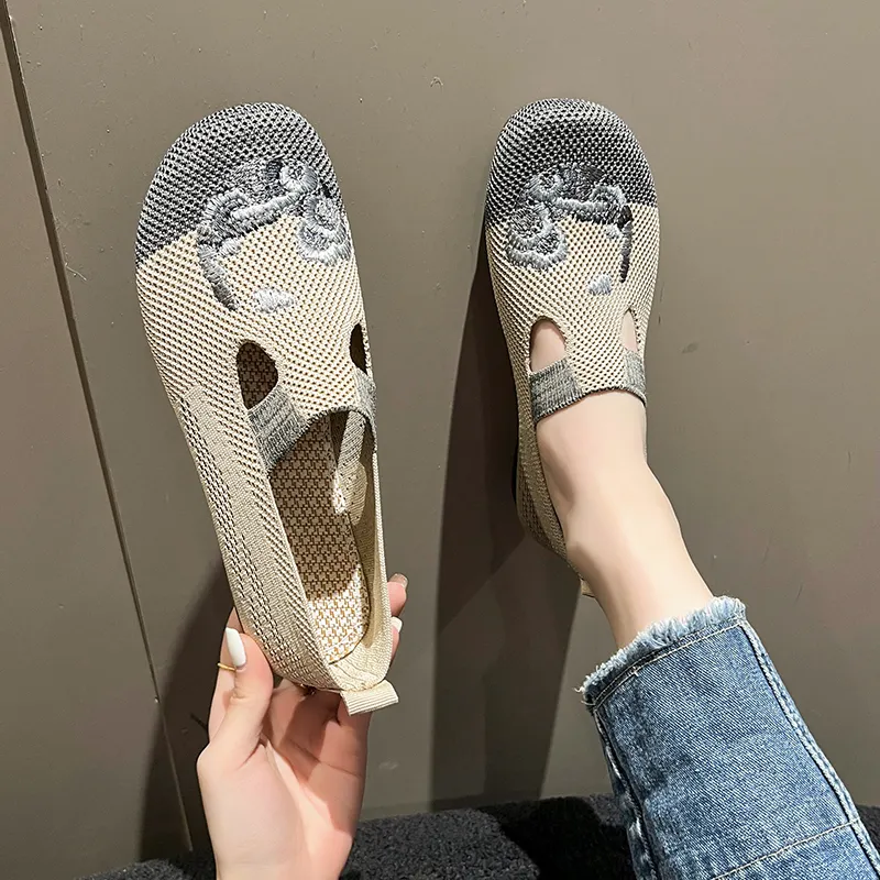 WUJI Anti Slip Wear Resistant Low Top Casual Shoes Women's-2