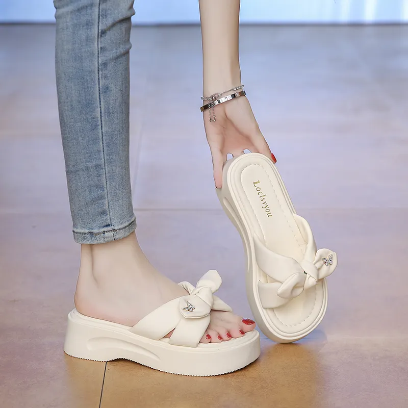 WUJI Rubber Sole Metal Slip Resistant Abrasion Resistant Slide Slippers Women's-5
