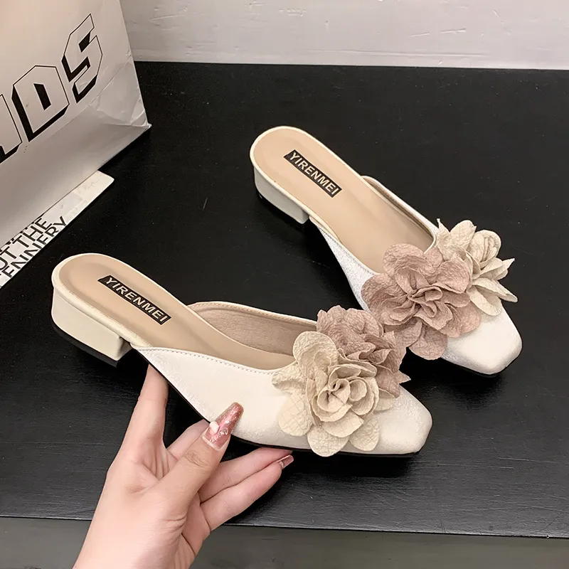WUJI Rubber Sole Abrasion Resistant Slip Resistant Closed Toe Slippers Women's-3