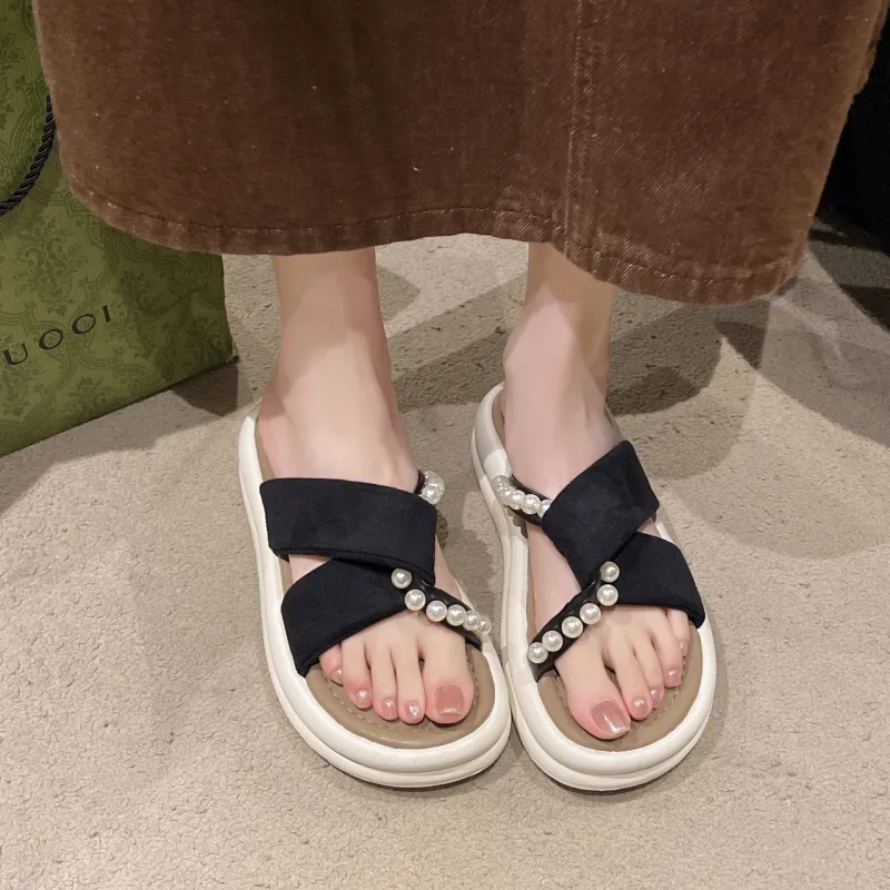 WUJI Slip Resistant Odor Resistant Slide Slippers Women's-2