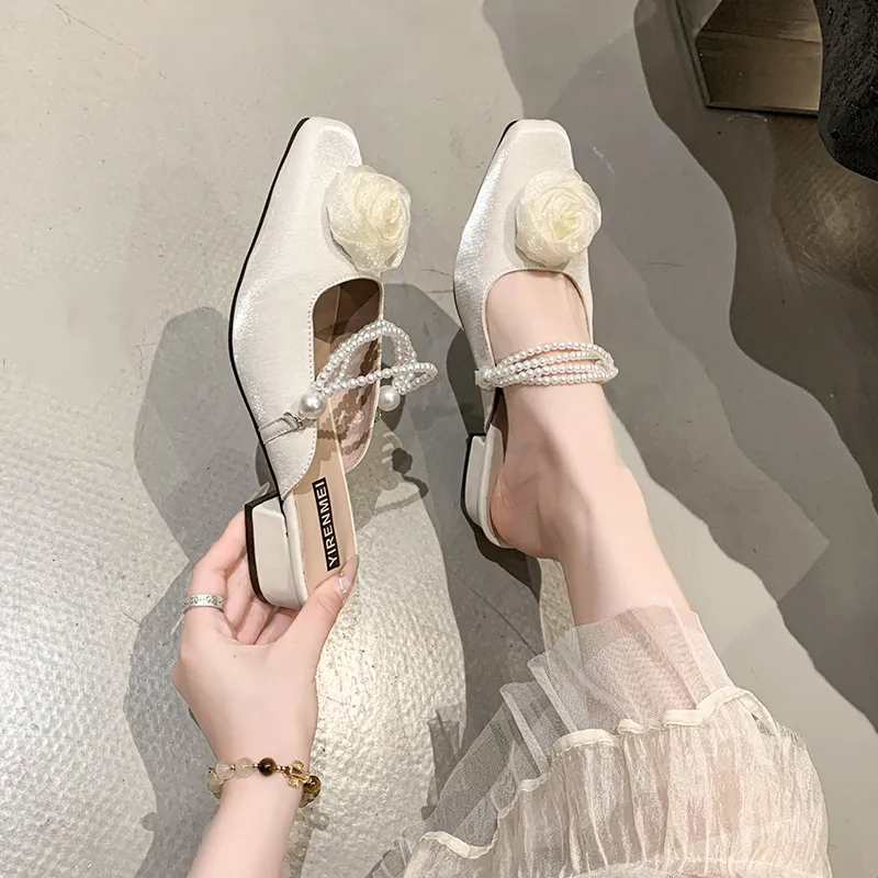 WUJI Slip Resistant Quiet Closed Toe Slippers Women's-9