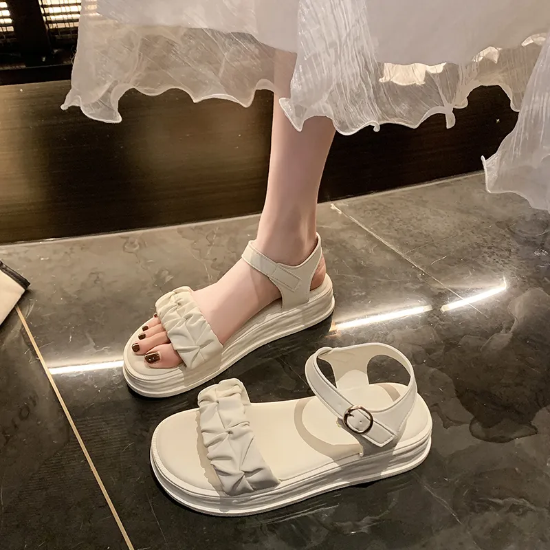WUJI One Strap Sandals 3.5CM Women's-3
