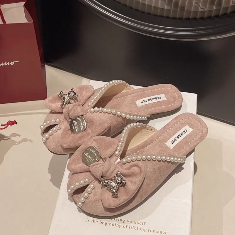 WUJI Abrasion Resistant Slip Resistant Closed Toe Slippers Women's-4