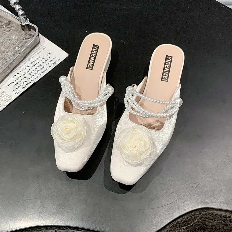 WUJI Slip Resistant Quiet Closed Toe Slippers Women's-7
