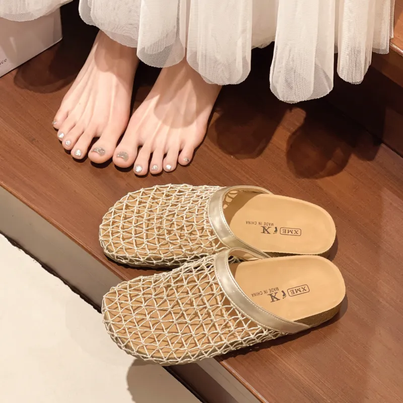 WUJI Slip Resistant Abrasion Resistant Closed Toe Slippers Women's-6