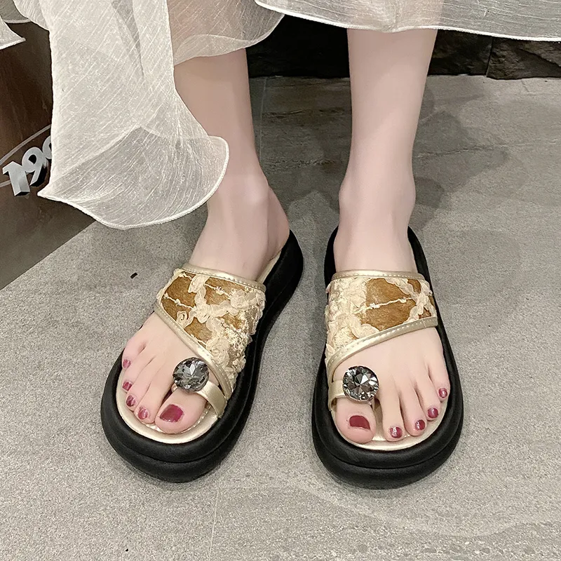 WUJI Slip Resistant Abrasion Resistant Slide Slippers Women's-13