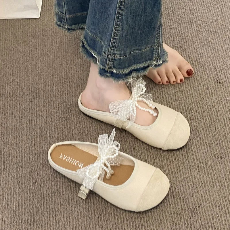 WUJI Slip Resistant Quiet Closed Toe Slippers Women's-3
